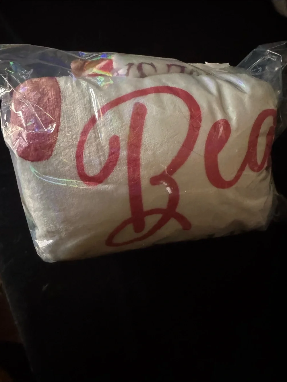 NWT Floral 'I Love You' Wife Blanket - Pink & Multicolor